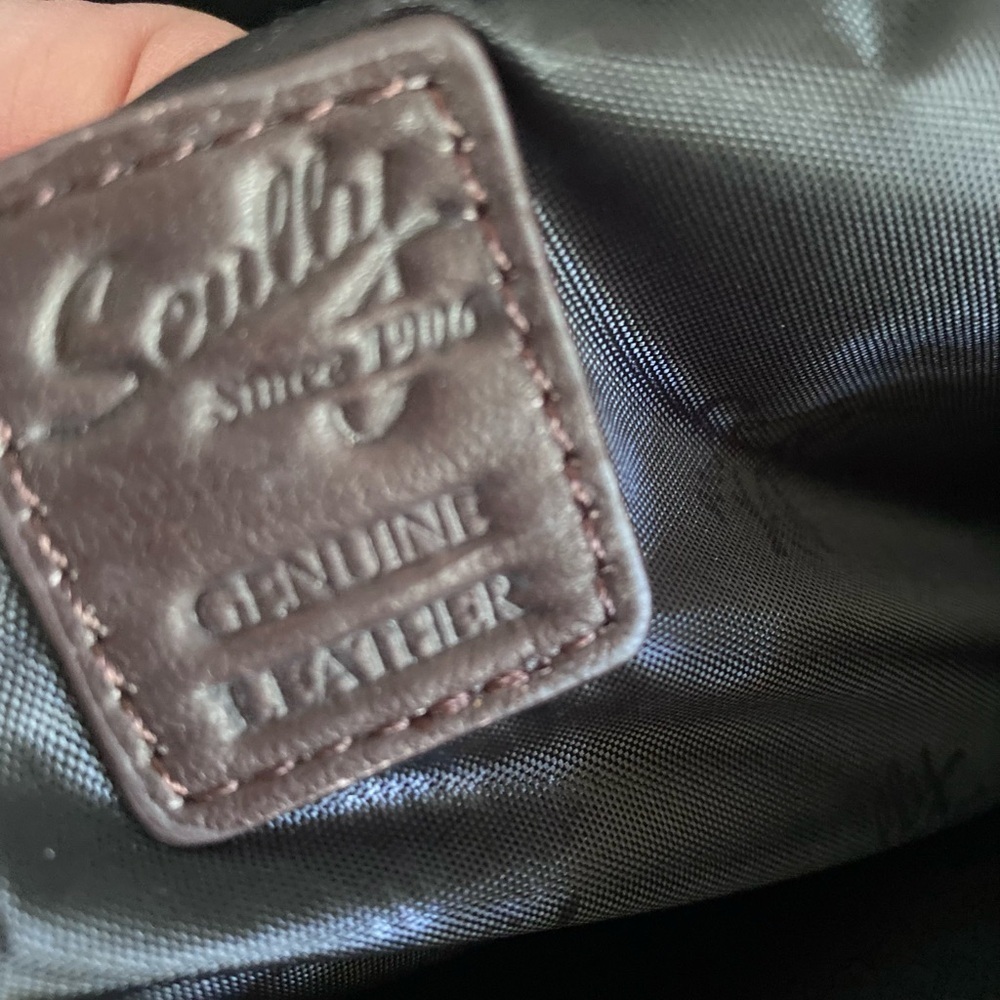 Scully Gusset Chocolate Laptop Briefcase - Picture 16 of 16